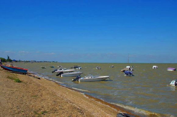 Image - A view of the Yeisk Estuary near Yeisk, Kuban.